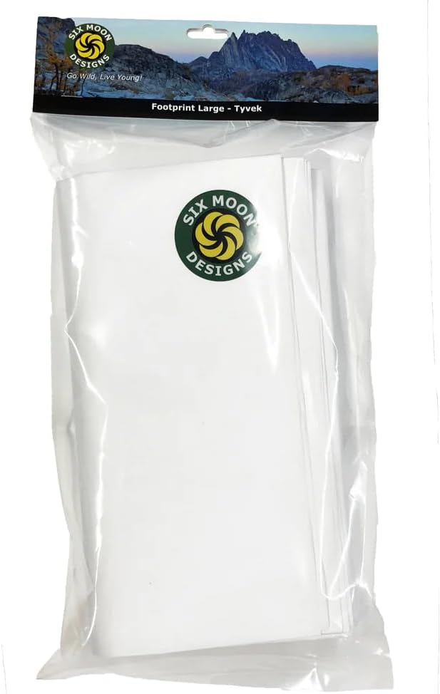 Tyvek Footprint - Large Ultralight Tent Ground Sheet for 2 Person Tents - Heavy Duty Camping Accessories for Haven, Lunar Duo, Deschutes - Durable Puncture Resistant Barrier