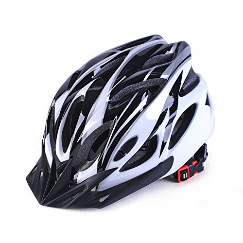 Mylujo autouklix-LLX-190806-3B23C5173F - Casco de Ciclismo, Color Negro y Blanco Cover