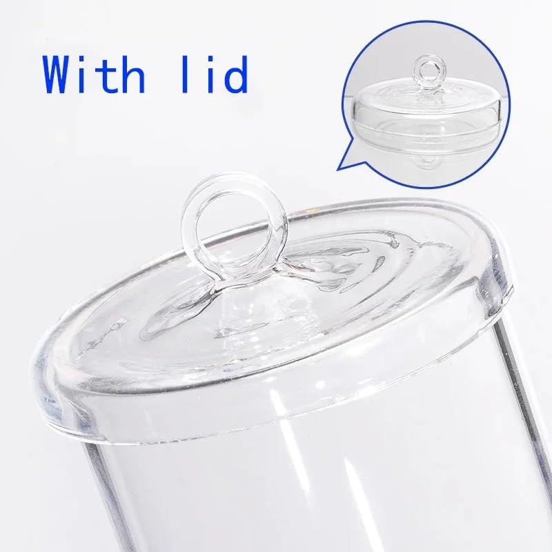 1pc High-Purity Quartz Crucible with Lid - 200ml Lab-Grade, High-Temperature Acid & Alkali Resistant