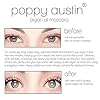 FINEST-Vegan-Mascara-For-Sensitive-Eyes-8x-More-Gentle-Hypoallergenic-Cruelty-Free-Organic-All-Natural-With-Cold-Pressed-Argan-Oil-by-Poppy-Austin-Black-031-fl-oz Poppy Austin Mascara - Organic Mascara, Natural Mascara, Vegan Mascara, Paraben-Free, Cruelty-Free Mascara - Hypoallergenic Mascara Lengthening & Volumizing with Argan Oil - 0.31 Fl Oz (Black)
