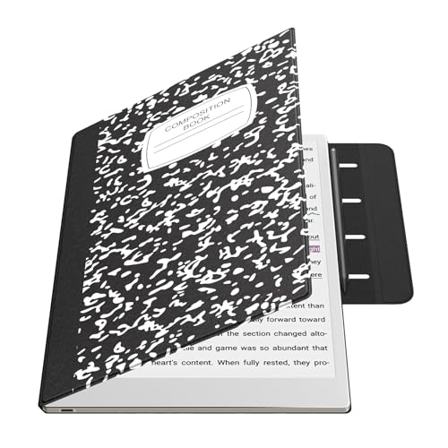 TiMOVO Custodia Magnetica per Remarkable Paper PRO 11,8 Pollici 2024, Leggero Libro in-Folio Cover con Fibbia Chiusura Penna e Auto Sveglia/Sonno Compatibile con Remarkable Paper PRO, Taccuino Nero