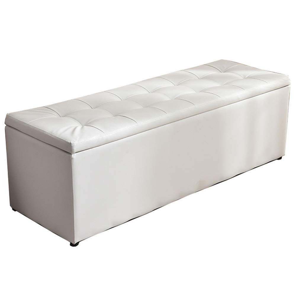 Repose-pieds blanc de salon pour un confort maximal
