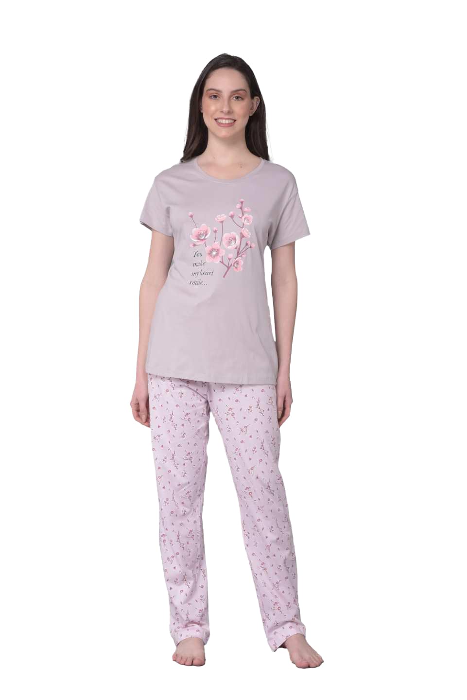 dollar Missy Women's Combed Cotton T-Shirt Pyjama Night Suit-picture-41