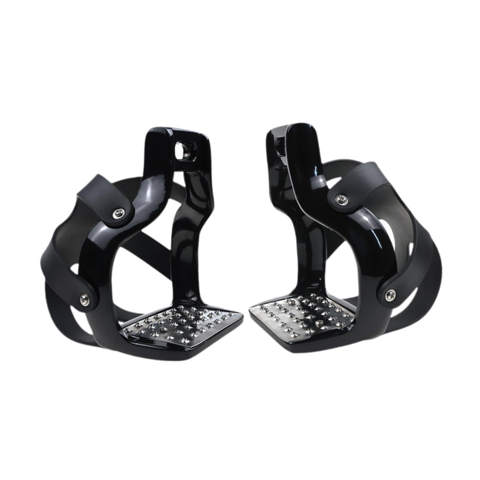perfk 2 estribos para Montar, estribos para Silla Montar, Accesorio cómodo, reparación Silla Montar, Herramienta Antideslizante para