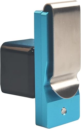 LAKE OF FIRE Soporte de tiza para billar de billar, soporte de tiza para taco de piscina con clip magnético para cinturón, accesorios de billar