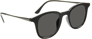 proSPORT Reader Sunglasses +2.75 Non Bifocal Smoke Lens Black Frame Full Reader for Men and Women