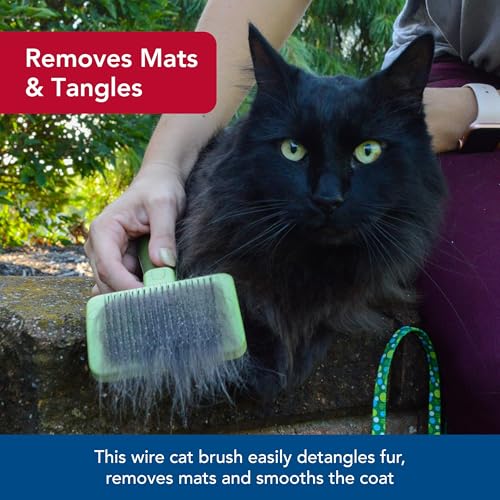 Coastal Pet Safari - Cat Self-Cleaning Slicker Brush - Cat Grooming Supplies - Image 5