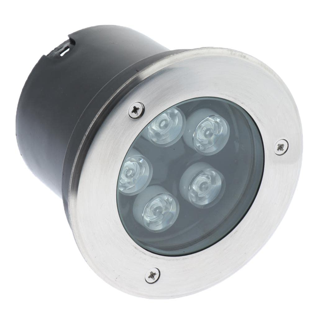 Colcolo Unterwasser LED Licht Stromsparende Teichbeleuchtung Einbauleuchte Edelstahl Aluminiumlegierung Langlebig Wartungsarm für Park Schwimmbecken Garten Br, Blau
