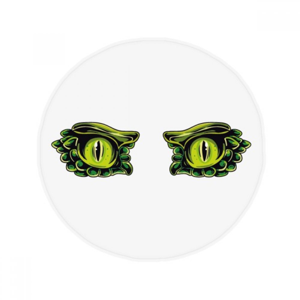 Tapis rond 80cm cartoon yeux monstre de haute qualité pour salon chic