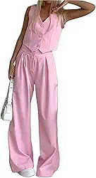 Blazer feminino de negócios, sem mangas, duas peças, sólido, conjunto de calças de trabalho, negócios, escritório, senhoras, conjuntos