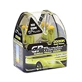 GP Thunder H4 9003 JDM Hyper Golden Yellow 3500K Light Bulbs for Fog Light -High Beam - Low Beam - Xtreme SGP35K-H4