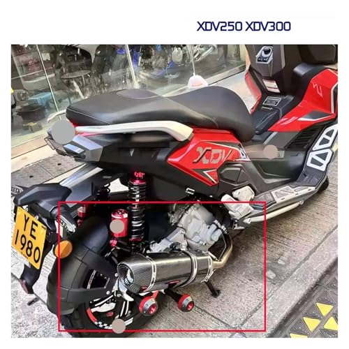 Pot d'échappement Longjia XDV 300 contre la rouille et les bruits - 7