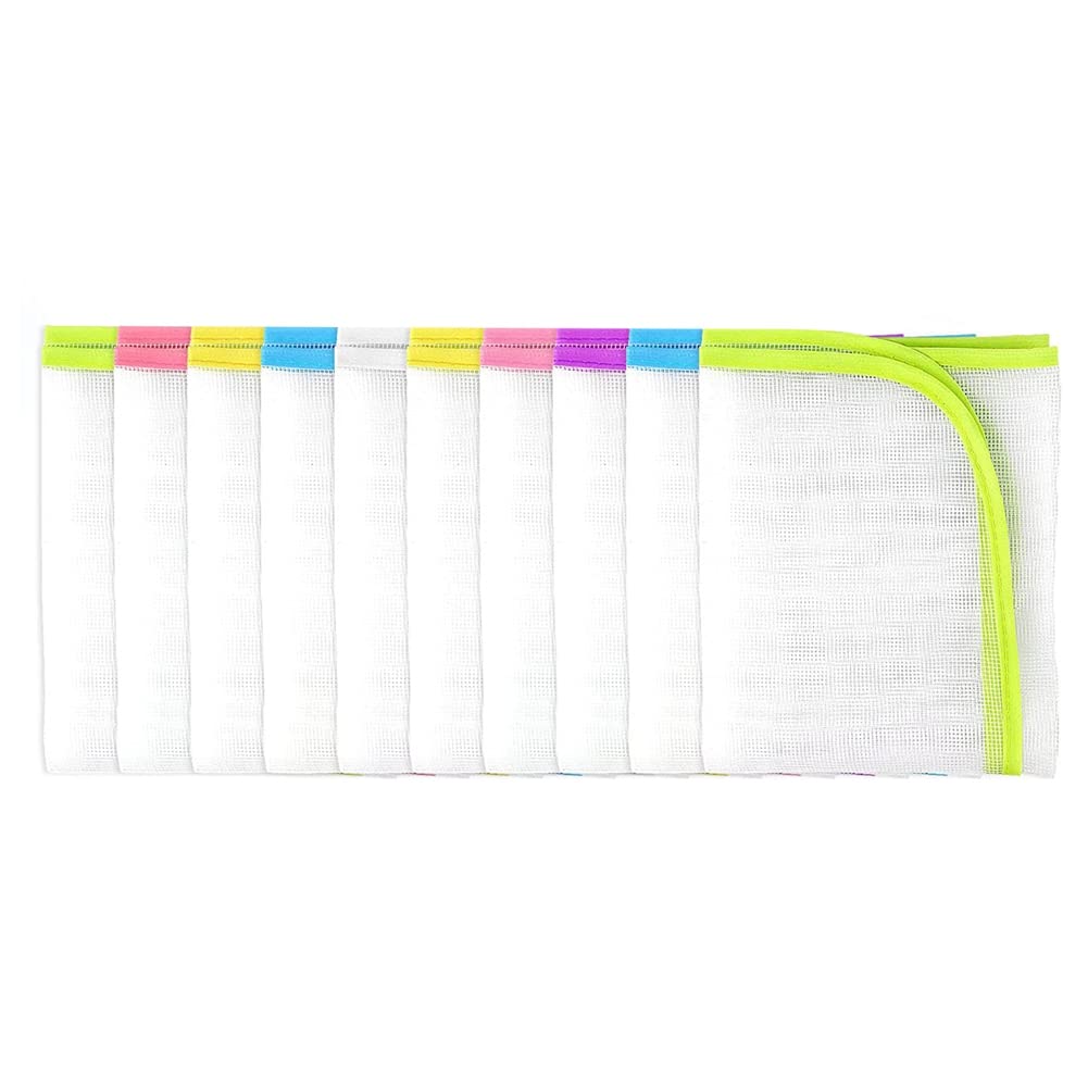 Ppcdfre Random Color 15 Pieces Household Ironing Cloth 24X16in Over Ironing Board Hanger Pressing Cloth For Ironing Reusable