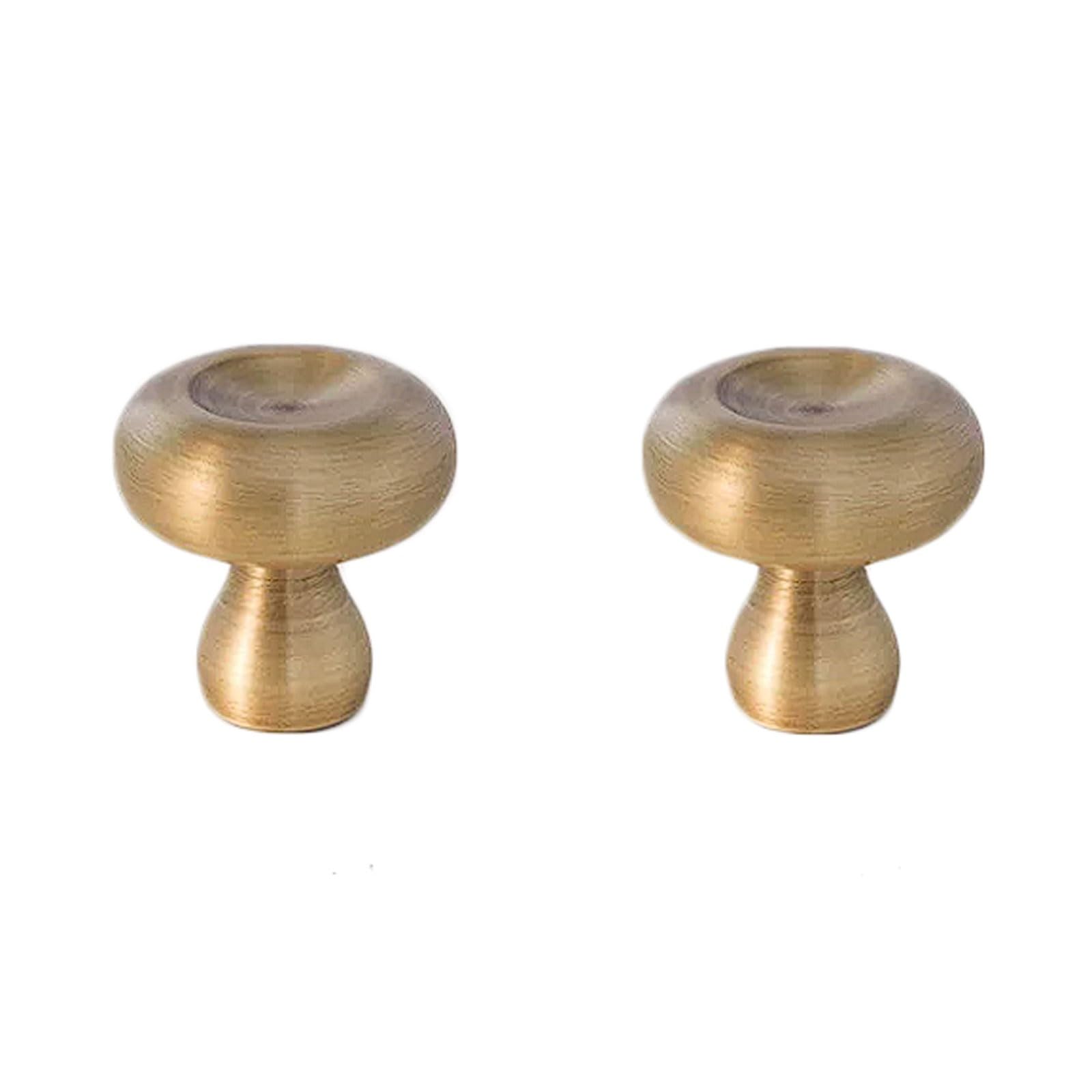 Chenhoju Antique Bronze Solid Brass Cabinet Handle, Single Hole Drawer Pull, Brushed Small Knob For Cabinets, Wardrobes Cabinet Pulls(Antique Bronze)