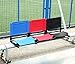 Ohuhu Stadium Seats Bleacher Seat Chairs with Backs and Cushion, Folding & Portable, 1 Pack