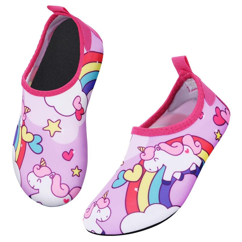 flintronic Calcetines de Agua para Niños Escarpines Secado Rápido Zapatos Antideslizantes Zapatillas Bebe Nadar Piscina Playa al Aire EU-Sirena