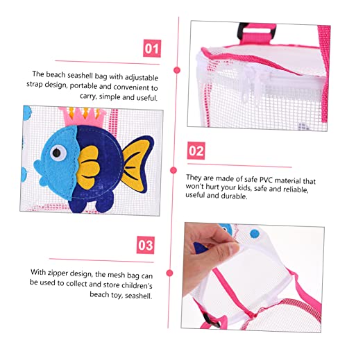 Amosfun 3 Pçs Saco De Brinquedo Saco De Malha De Praia Fora Brinquedos Brinquedos De Verão Brinquedo
