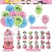Powerpuff Girls Birthday Party Decorations ,Powerpuff Girls Birthday Party Favor with Banner, Cake Topper, Cupcake Toppers, Balloons for Boys Girls Powerpuff Girls Fans Party Supplies