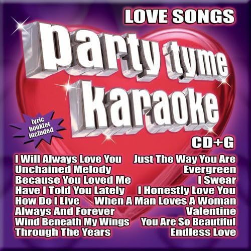 Party Tyme Karaoke: Love Songs [Audio CD] Various Artists; Party Tyme Karaoke; Sybersound; J.J. Barry; Bruce Fisher; Steve Dorff; Billy Preston; Billy Joel; Gary Baker; Barbra Streisand; Frank J. Myers; Dolly Parton; Diane Warren; Alex North and Paul Williams