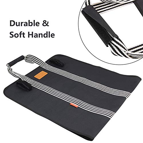 MyFirePlaceDirect Bolsa carregadora de madeira pesada de madeira, tecido de lona Oxford dobrável com