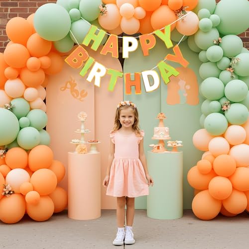 Image of Pre-Strung Happy Birthday Banner Tri-Color Party Decorations