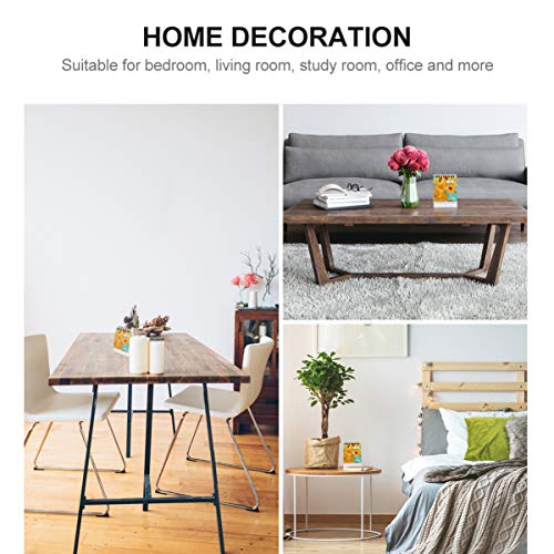 Calendário de mesa aboofan 2021 mini calendário mensal de mesa ano acadêmico em pé calendário de mes