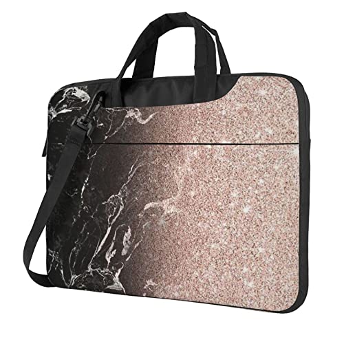 Sac pour ordinateur portable porte-documents marbre rose pour femme active