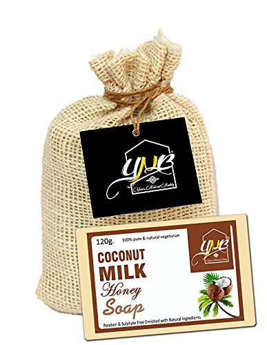 YNB- YOURS NATURAL BUDDY Organic Coconut Milk & Honey Handmade SLS & Paraben Free Soap 120g