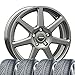 Produktbild 10.10.22 - Tunershop Komplettrad Tallin 6,5x16 mit 205/55 R16 91H Continental WinterContact TS 870 M+S 3PM KRW1601610