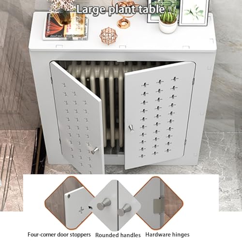 Étagère de meuble de couverture de radiateur pour gagner de la place