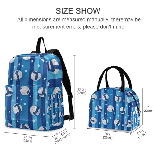 Sac à dos d'école à rayures bleues résistant pour soulager le dos des élèves - 2