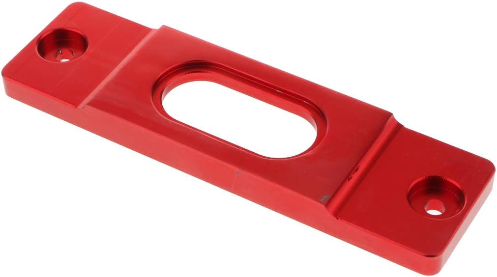 Red/Silver/Golden/Black, Durable Billet Aluminum Battery Tie Down Bracket for Honda Civic EG EK - Red