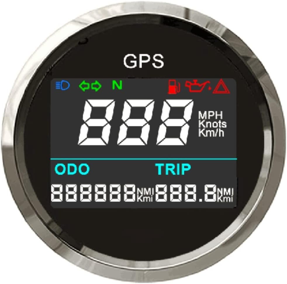 999(MPH, Knots, KM/H adjustable)