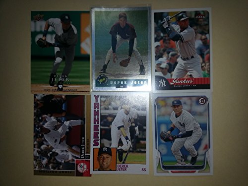 Ultimate Derek Jeter Card Collection Gift Set Lot. Includes Jeter 1992 Classic Draft Picks Rookie Card, 2012 Topps Archives Jeter, 2008 Upper Deck First Edition Jeter, 2007 Fleer Jeter, 2009 Upper Deck First Edition Jeter and His 2014 Bowman Card Fro