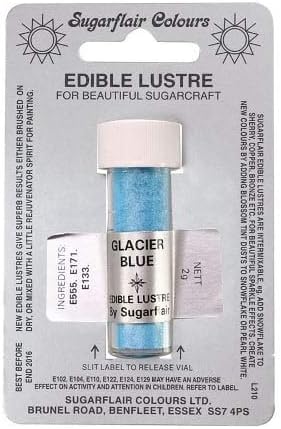 Sugarflair Edible Lustre - Glacier Blue 2g