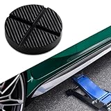 Tecledsn Floor Jack Rubber Pad, Cross Beam Jack Adapter, Upgrade Sturdy Rubber Lift Jack Pucks, Universal Jack Adapter Pinch Weld Side Frame Rail Protector Puck/Pad for Your Car, SUV and Vehicles