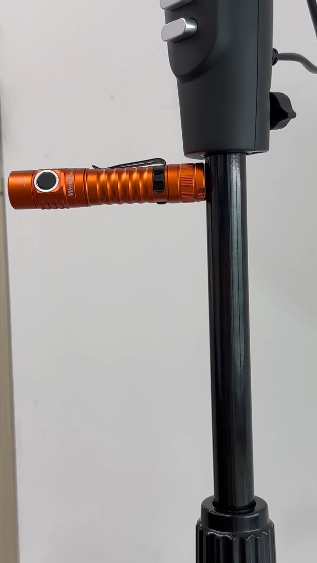 Image of Wurkkos FC11C LED Flashlights Rechargeable -Small Powerful EDC Flashlight 90CRI 1200 High Lumen, IP68 Waterproof,Magnetic Tailcap,155M Beam Distance for Garden Dog Walking Emergency(Orange 4000K)