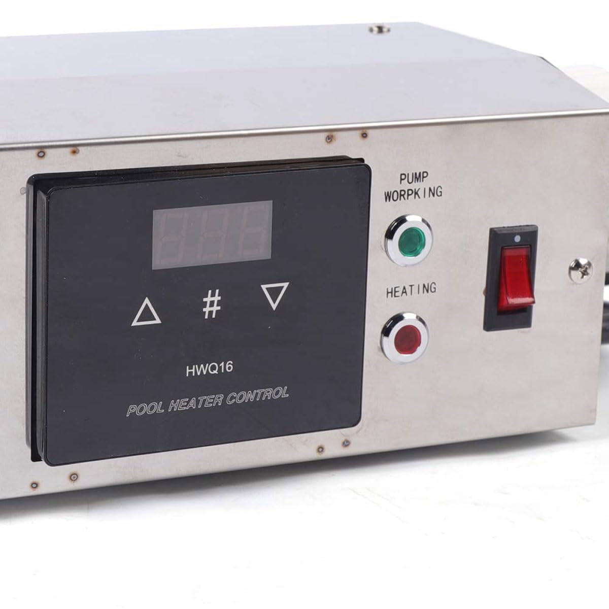 Riscaldatore per piscina, 3 kW, elettrico, per piscine e spa, termostato portatile, con termostato integrato
