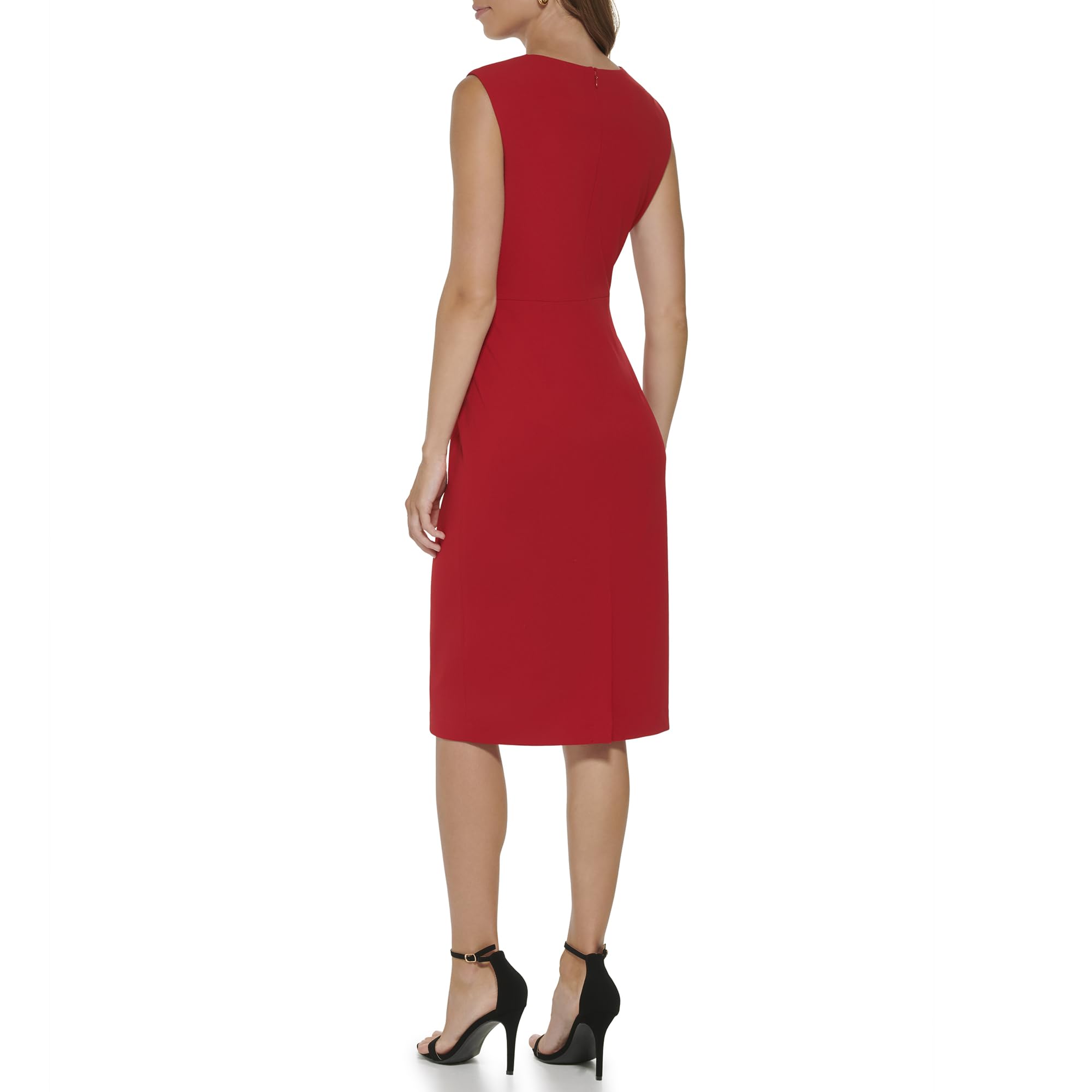 DKNY Damska sukienka Dd2h1097-sca-2, szkarłatna, 32, szkarłatny, 32
