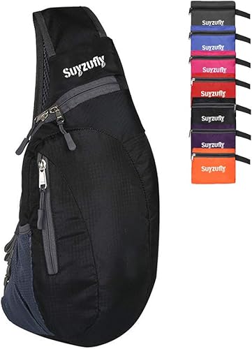 Mochila plegable para hombre y mujer, mochila cruzada para ciclismo, caminar, senderismo