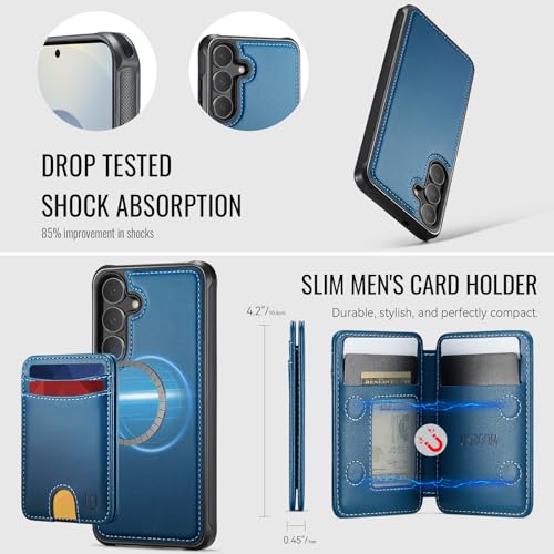Funda cartera Samsung S25 FE de 6.7" compatible con Magsafe y tarjetero bloque RFID 6