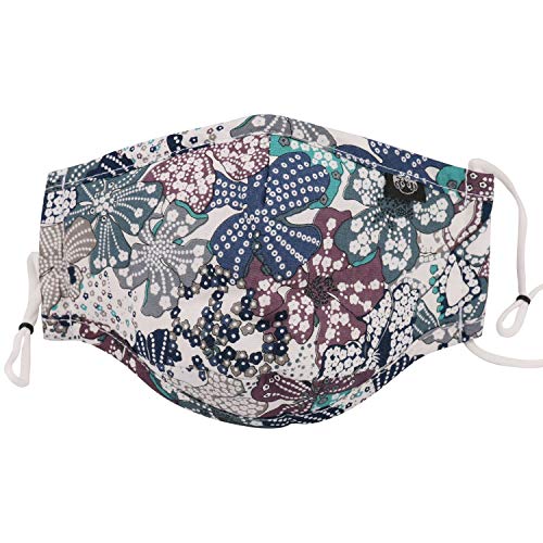 GUOER Cotton Face Mask Can Be Washed Reusable One Size - Not PFFR Mask (F14Y14W-M)