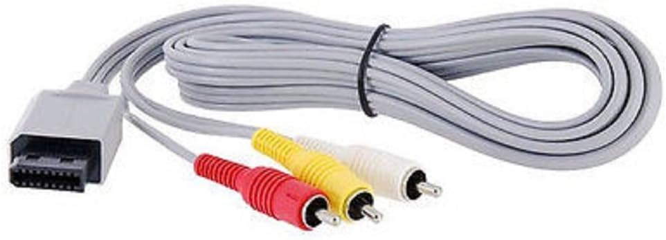 Composite Connector Cable - New 3 RCA Audio Video AV Composite Connector Cable for Nintendo Wii WiiU GamePad Unbranded