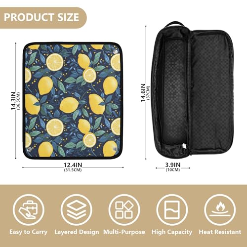 Bolsa de viaje para herramientas de cabello con tapete resistente al calor miniatura 4