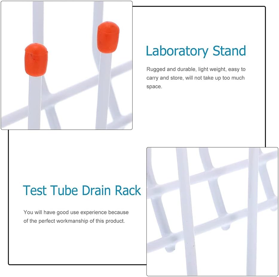 Lab Drying Rack 24 Pegs Lab Glassware Rack Wire Glassware Drying Rack Wall Mount/Freestanding Lab Glass Drying Rack