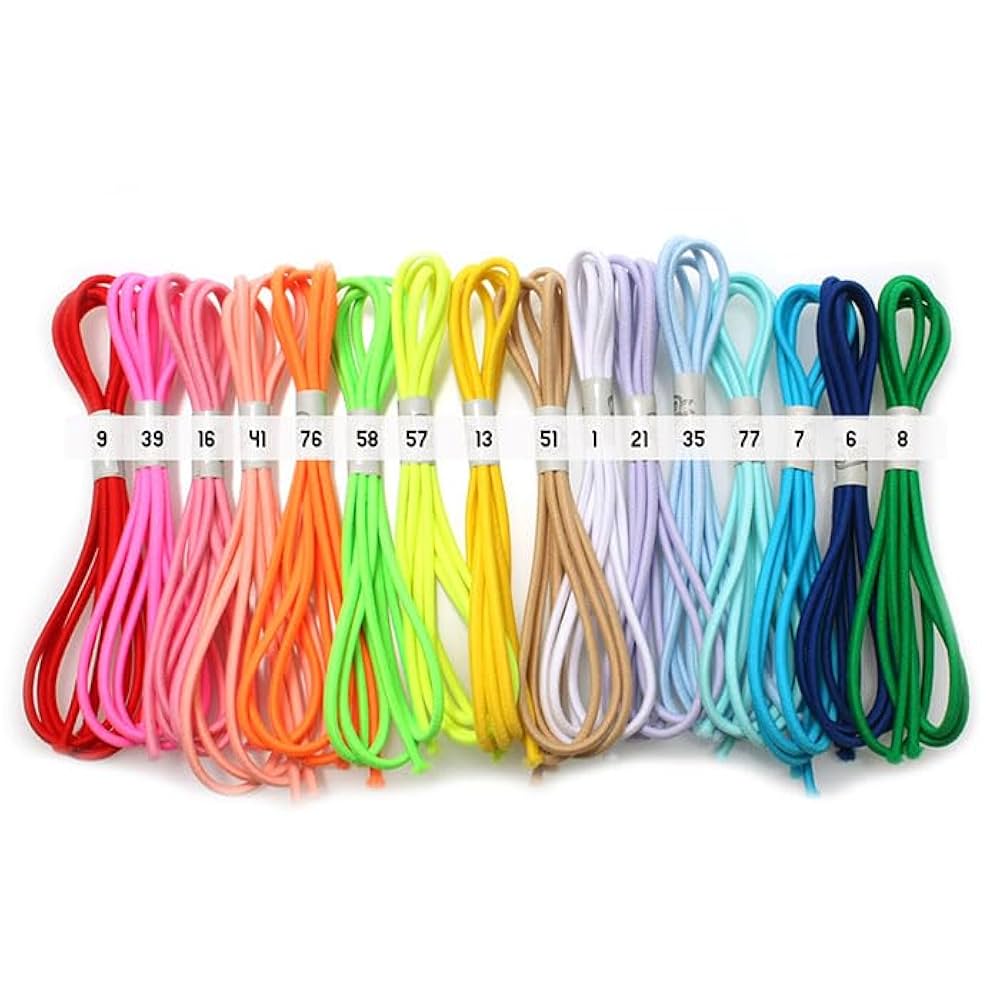 Amazon | ヘアゴム カラーロングヘアゴム HR-I23 Mサイズ 約