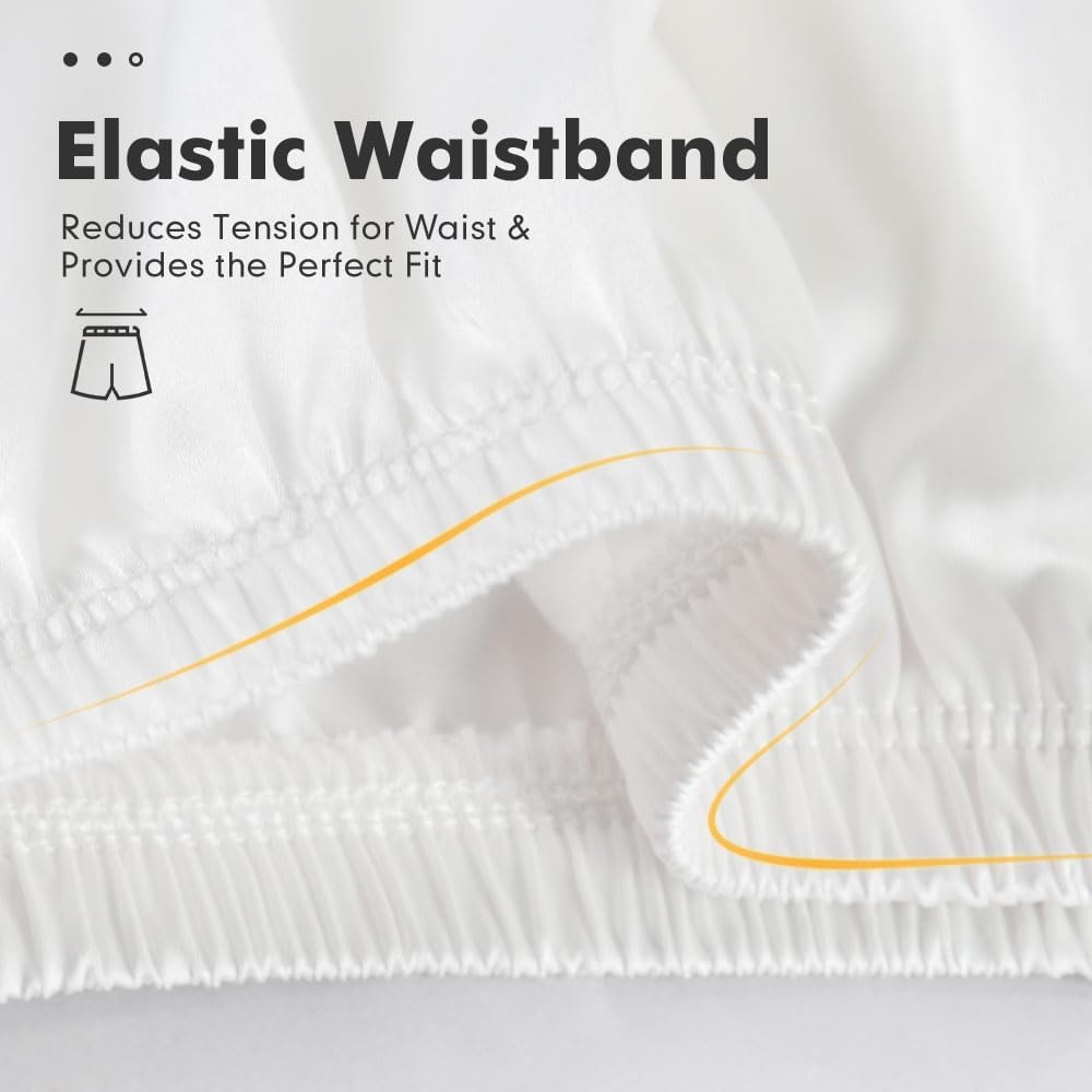 MANCYFIT Women's Half Slips for Under Dresses Slip Skirt Extender Satin Underskirt - Image 4