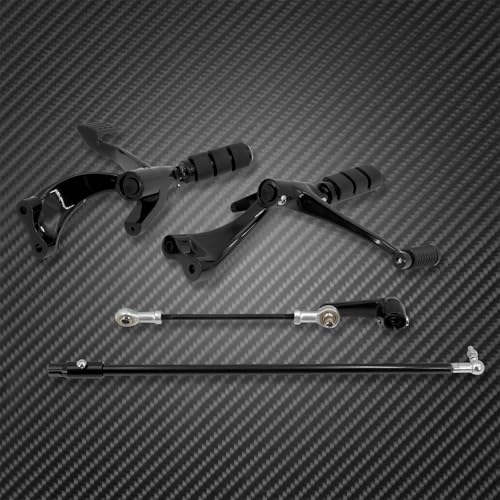 Commandes avancées moto avec leviers et tringleries robustes - 5