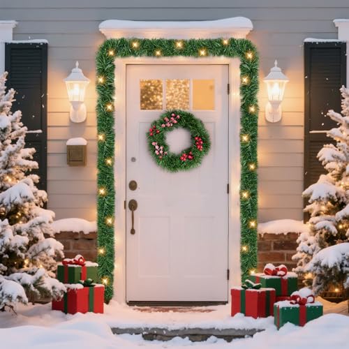 19.7 Ft Lighted Garland