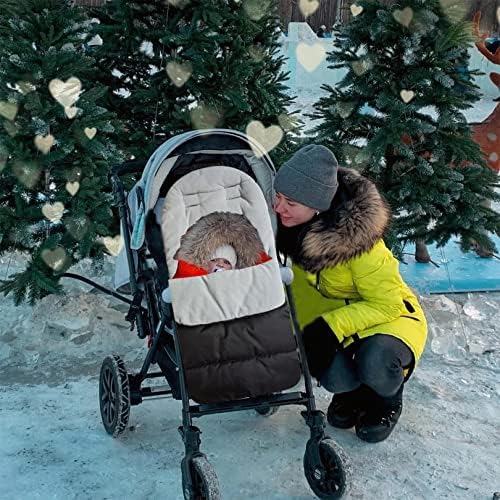 Cosytoes Footmuff,Baby Universal Footmuff Sleeping Bag with Adjustable Side Zips and Waterproof/Windproof Toddler Footmuff,Warm Cuddly Weather Resistant Baby Stroller Footmuff Fits Most Pushchair